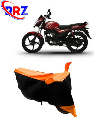 RRZ Waterproof Two Wheeler Cover for Mahindra(Mojo UT 300, Black, Orange)