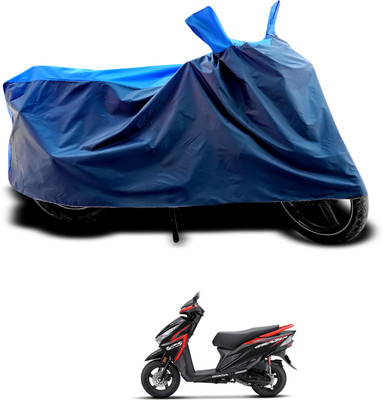 CODOKI Waterproof Two Wheeler Cover for Honda(Grazia, Black, Blue)