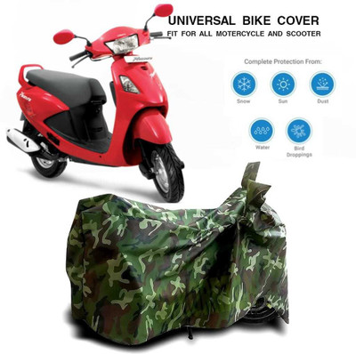 AutoRash Waterproof Two Wheeler Cover for Hero(Pleasure, Green)