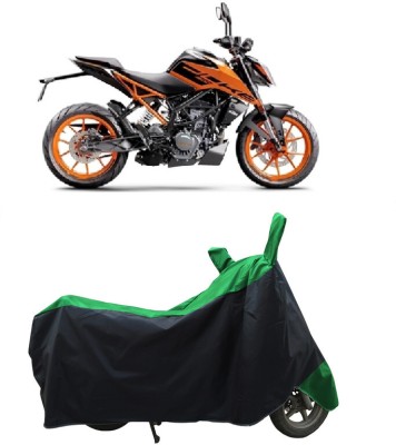 Coxtor Waterproof Two Wheeler Cover for KTM(200 Duke, Green)