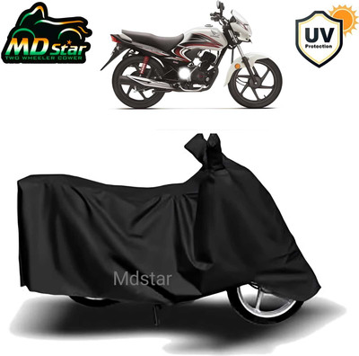 MWBB Waterproof Two Wheeler Cover for Honda(Dream Yuga, Black)