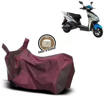 OliverX Waterproof Two Wheeler Cover for Bajaj(Fusion, Maroon)