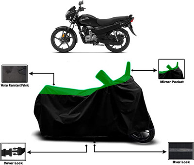 Amexride Two Wheeler Cover for Hero(MotoCorp Super Splendor, Green)