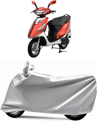 V VINTON Two Wheeler Cover for TVS(Scooty Streak, Grey)