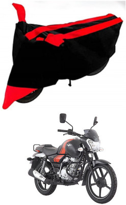 AutoGalaxy Waterproof Two Wheeler Cover for Bajaj(V12, Red, Black)