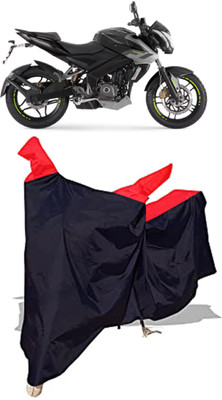 Amexride Two Wheeler Cover for Bajaj(Pulsar 200NS FI, Black)