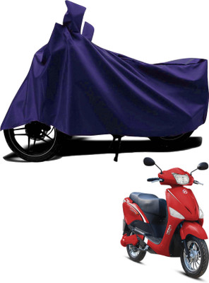 KEDIT Waterproof Two Wheeler Cover for Hero(Electric Optima, Blue)