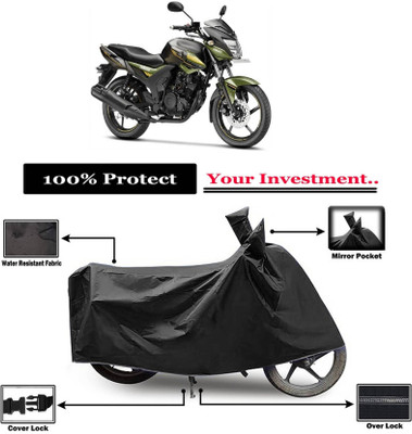 KEDIT Two Wheeler Cover for Yamaha(SZ-RR, Black)