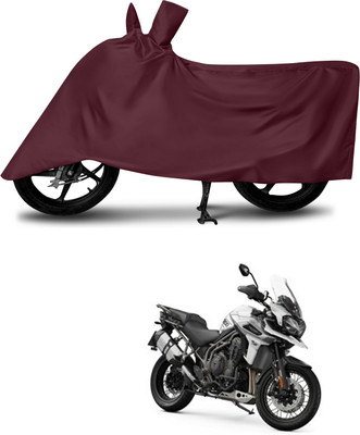 DeepShakshi AUTOMOTIVE Waterproof Two Wheeler Cover for Triumph(Maroon)