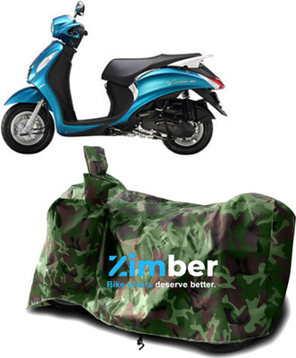 APNEK Two Wheeler Cover for Yamaha(Fascino, Green)