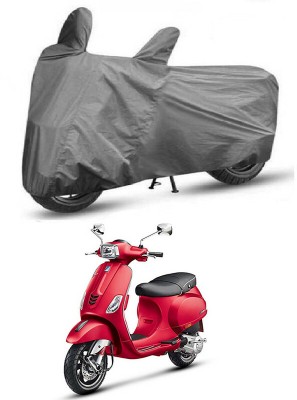 Genipap Two Wheeler Cover for Piaggio(Vespa SXL 150, Grey)