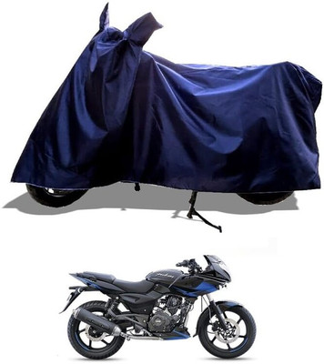 AASHTIK MART Two Wheeler Cover for Bajaj(Pulsar 220 DTS-i, Blue)