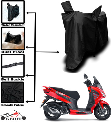 AASHTIK MART Two Wheeler Cover for Aprilia(SXR 125, Black)