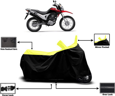 Amexride Two Wheeler Cover for Honda(NXR 160, Yellow)