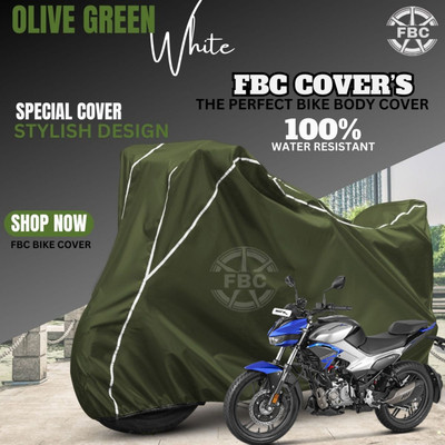 FBC Waterproof Two Wheeler Cover for Hero(Xtreme, Green)