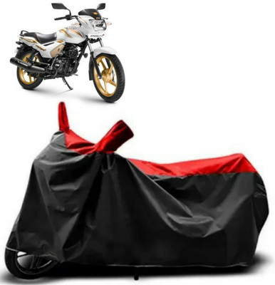 MMSSTAR Two Wheeler Cover for TVS(Star City, Black)