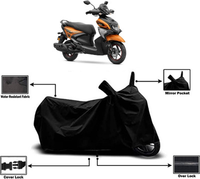 KEDIT Two Wheeler Cover for Yamaha(RayZR 125 Fi, Black)