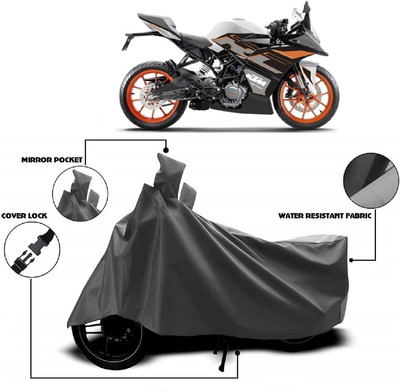MMSSTAR Waterproof Two Wheeler Cover for KTM(RC 125, Grey)