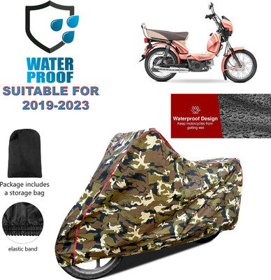 GOSHIV-car and bike accessories Waterproof Two Wheeler Cover for TVS(Yellow)