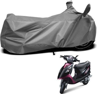 DeepShakshi AUTOMOTIVE Waterproof Two Wheeler Cover for TVS(Scooty Streak, Grey)