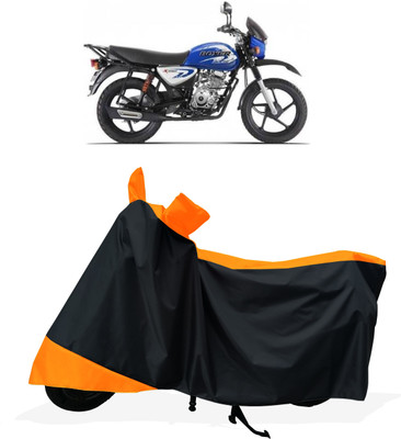 Tricway Two Wheeler Cover for Bajaj(Boxer AT, Orange)