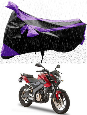 RRZ Two Wheeler Cover for Bajaj(Pulsar 180NS, Purple, Black)