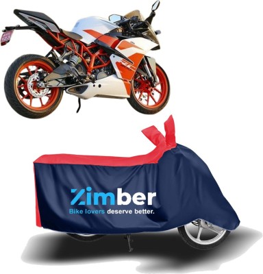 ZIMBER Two Wheeler Cover for KTM(RC 200, Red, Blue)