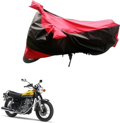 Mdstar Waterproof Two Wheeler Cover for Yamaha(RD 350, Black, Red)