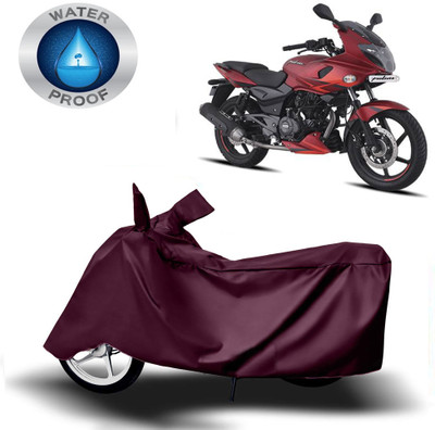 Autoinnovation Two Wheeler Cover for Bajaj(Pulsar 220F, Maroon)