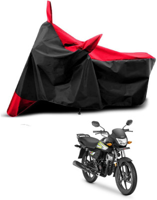 KEDIT Two Wheeler Cover for Honda(CD 100 SS, Red, Black)