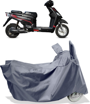 Amexride Two Wheeler Cover for Hero Electric(Electric NYX HS500 ER, Grey)
