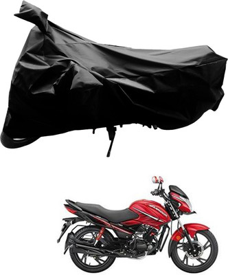 SK AUTO Waterproof Two Wheeler Cover for Hero(Glamour FI, Black)