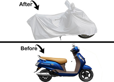 Archistylo Waterproof Two Wheeler Cover for Suzuki(Access 125, Silver)