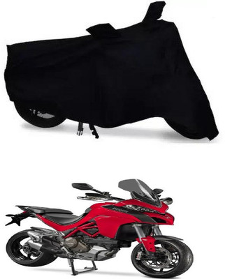 THE REAL ARV Waterproof Two Wheeler Cover for Ducati(Multistrada, Black)
