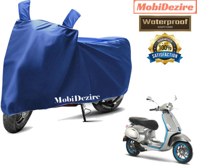 Mobidezire Waterproof Two Wheeler Cover for Vespa(Vespa SXL 125, Blue)