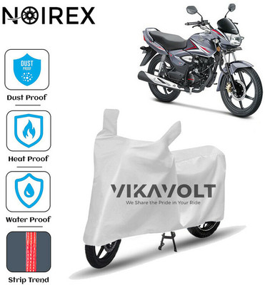 NOIREX Waterproof Two Wheeler Cover for Honda(CB Shine, Silver)