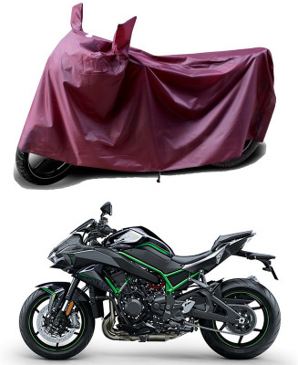 APNEK Waterproof Two Wheeler Cover for Kawasaki(ZH2 BS6, Maroon)