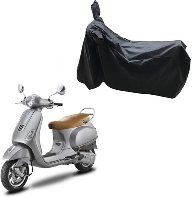 AASHTIK MART Two Wheeler Cover for Vespa(VXL 125 BS6, Black)