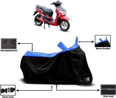 Amexride Two Wheeler Cover for Hero Electric(Electric Dash, Multicolor)
