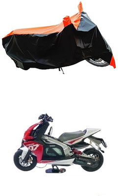VESMEI Two Wheeler Cover for TVS(Creon BS6, Orange)