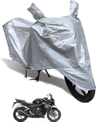 Euro Care Waterproof Two Wheeler Cover for Honda(CBR 250R, Silver)