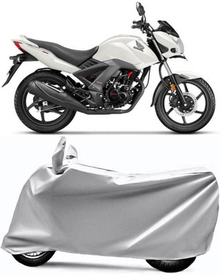 V VINTON Two Wheeler Cover for Honda(CB Unicorn, Grey)