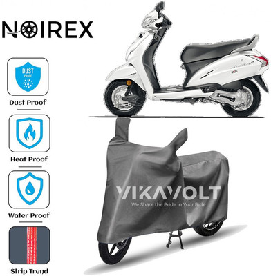 NOIREX Two Wheeler Cover for Honda(Activa 4G, Grey)