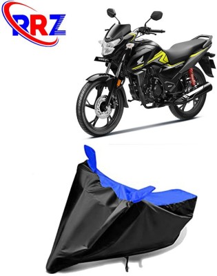 RRZ Waterproof Two Wheeler Cover for Honda(SP 125, Black, Blue)