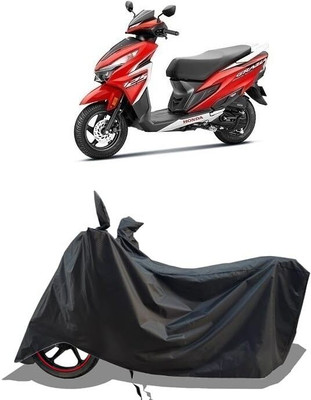 KEDIT Two Wheeler Cover for Honda(Grazia BS6, Black)