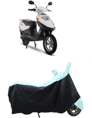 Coxtor Waterproof Two Wheeler Cover for Hero Electric(Electric Flash BS6, White)