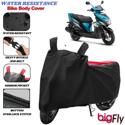 Big fly Two Wheeler Cover for Yamaha(RayZR 125, Black, Red)