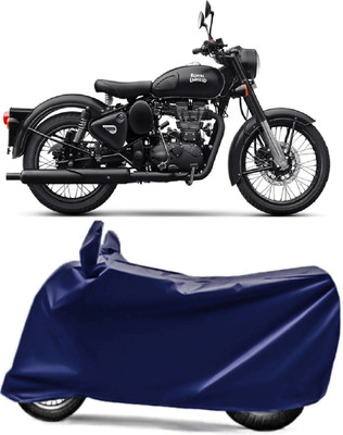 Swarish Two Wheeler Cover for Royal Enfield(Classic 500, Blue)