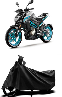Mdstar Waterproof Two Wheeler Cover for CFMoto(300NK, Black)