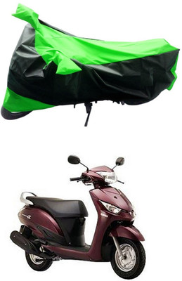 Mdstar Waterproof Two Wheeler Cover for Yamaha(Alpha, Green, Black)
